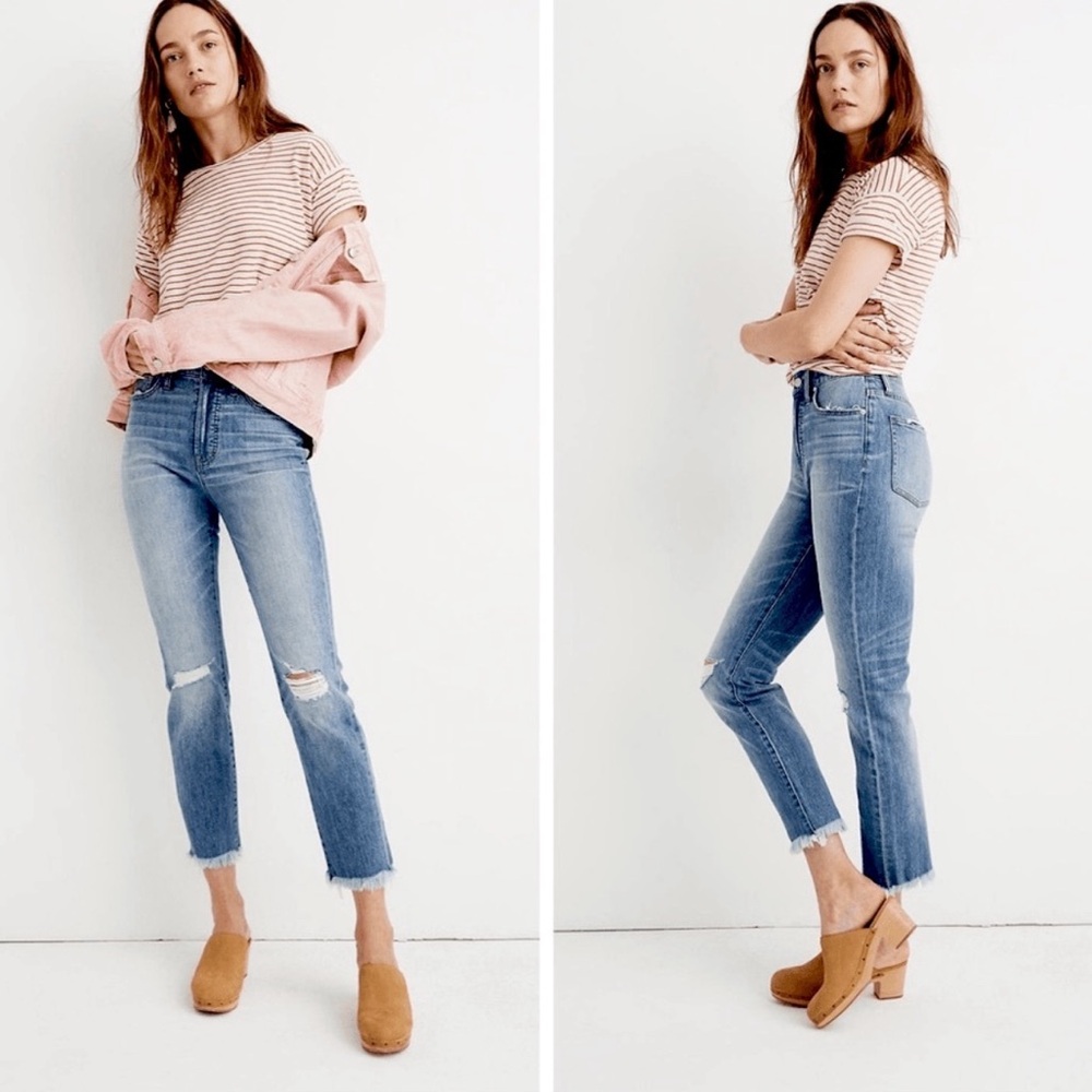 NWOT Madewell The Perfect Vintage Jean Frayed Hem
